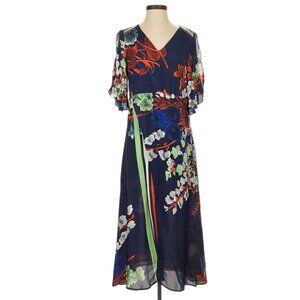 Plenty by Tracy Reese Wrap Dress Mykonos Floral Print - Size S
